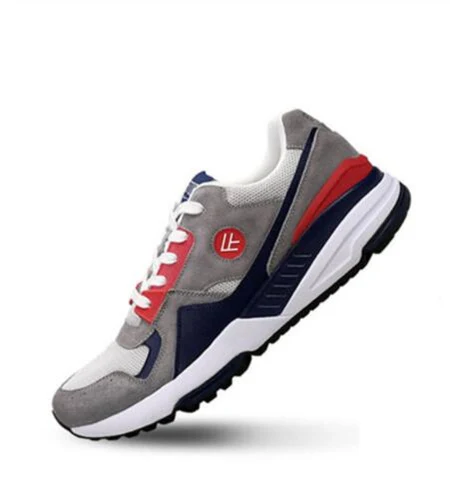 Gray Red Size42 Xiaomi Freetie 90 ретро кроссовки; спортивная обувь для бега; Обувь с дышащей сеткой верхних анти-скольжения и гибкий EVA и резиновая подошва - Цвет: Gray Red Size42