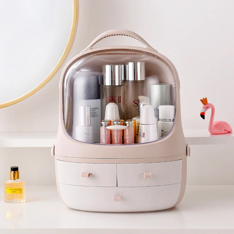 

Gift Box Net Red Makeup Box Cartoon Penguin Cosmetic Storage Box Dustproof And Waterproof Desktop Cosmetic Storage Box