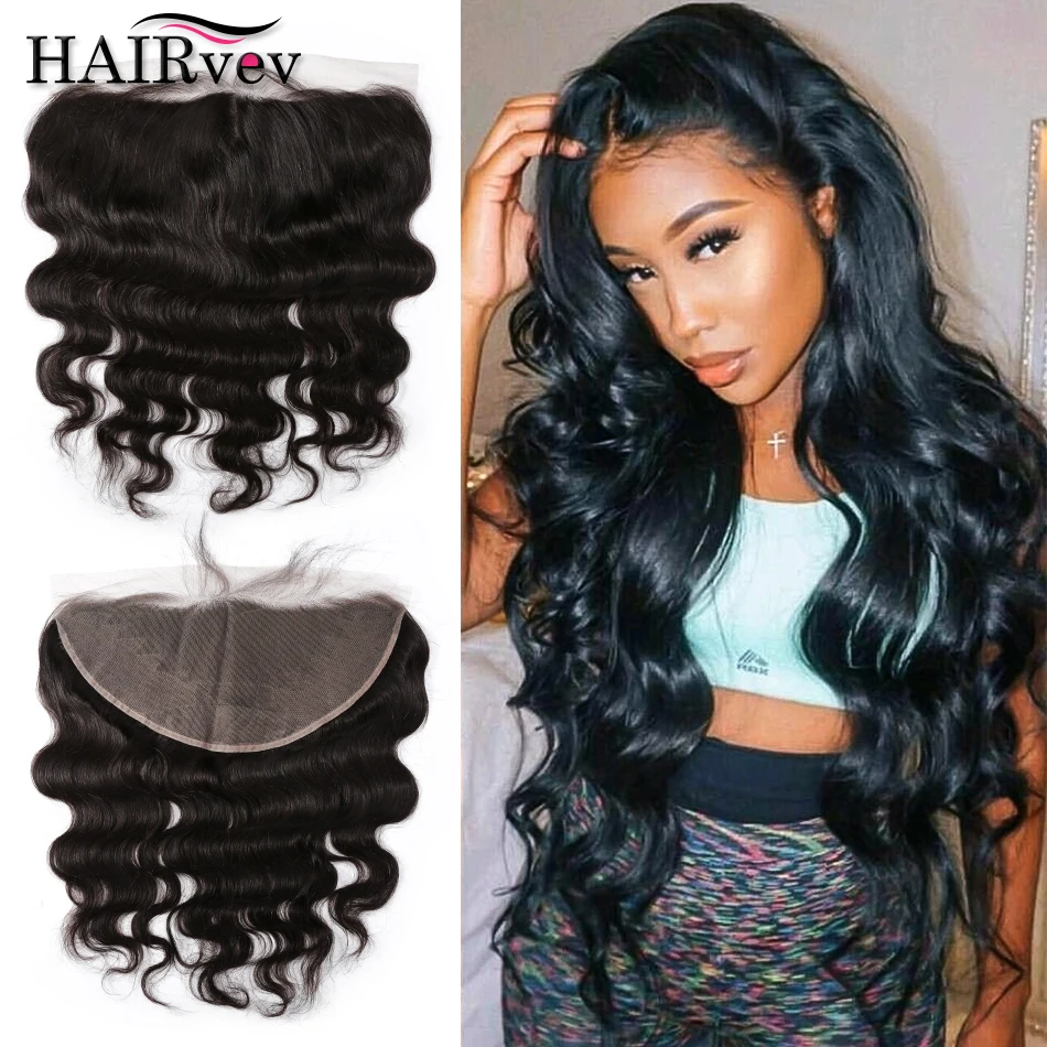 

13x4 Lace Closure Only 14-22 Inch Long Body Wave 100% Brazilian Human Hair Natural Hairlines Pre Plucked HD Swiss Lace Closure