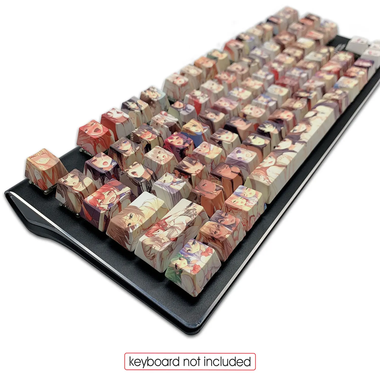 108keys PBT Keycap Dye Sublimation OEM Profile Ahegao Japanese Anime For Cherry Mx Gateron Kailh Switch Mechanical Keyboard | Компьютеры и