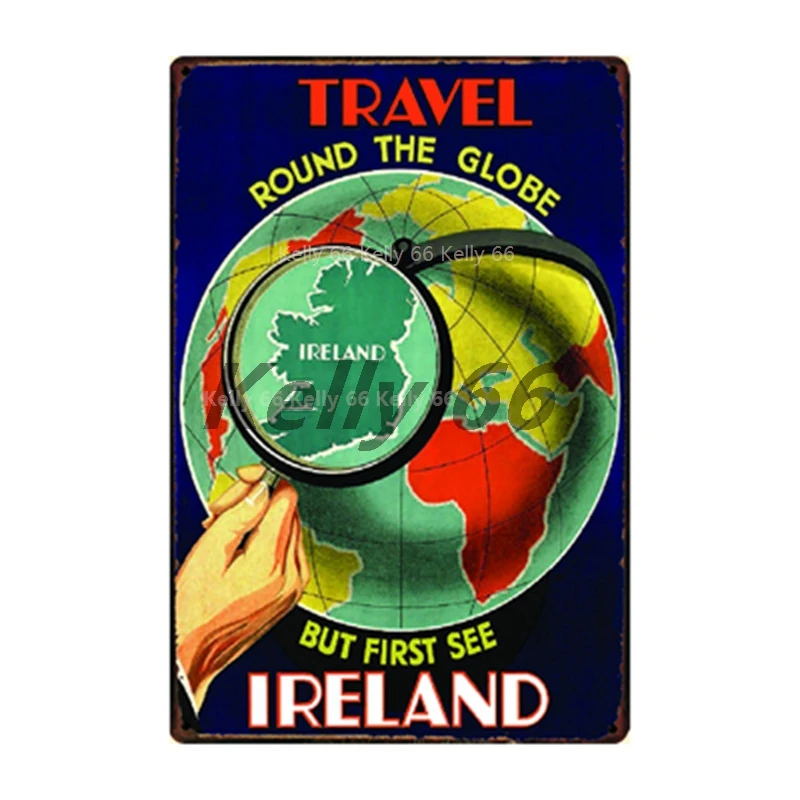 [Kelly66] Город Куба Aloha Hawaii формы Тики Бар пляжные металлический знак олова плакат