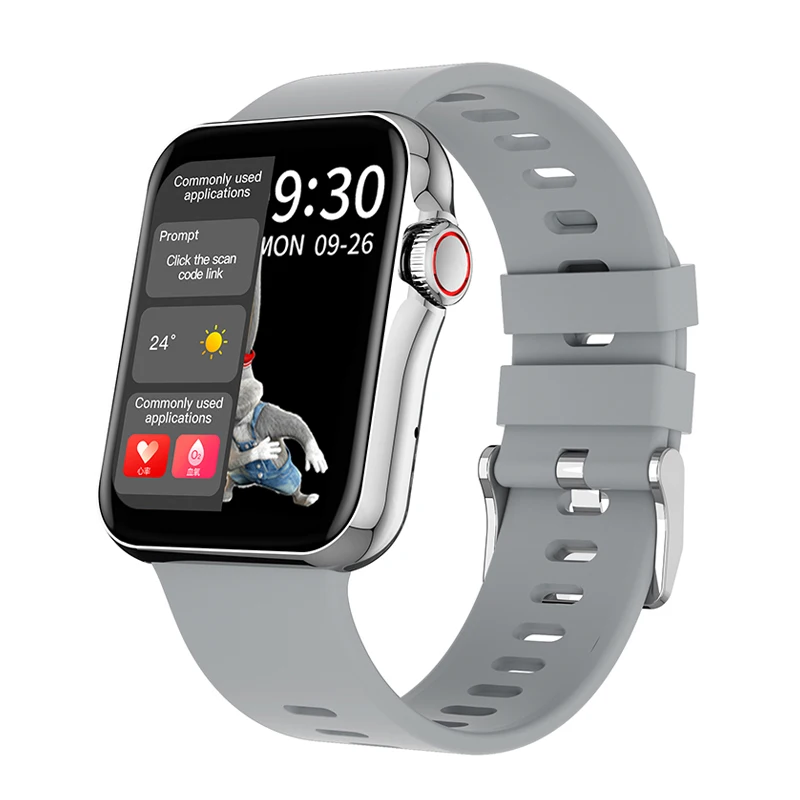 

Спортивные Смарт-часы D06, сенсорный экран, поддержка звонков по Bluetooth, пульсометр, ЭКГ, для Android и IOS