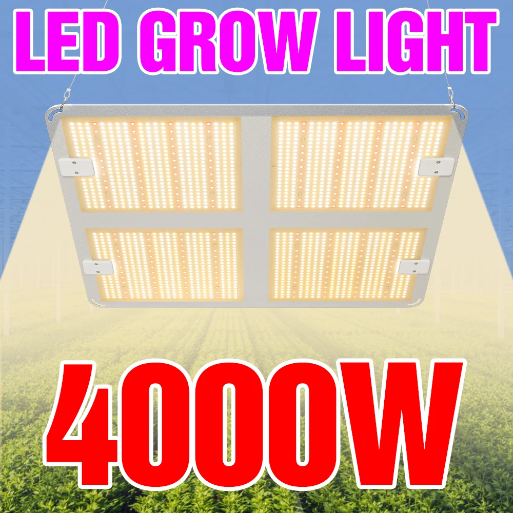 LED Full Spectrum Grow Lamp 220V LED Quantum Board Phyto Light Indoor Plant Light Hydroponics Bulb Phytolamp 1000W 2000W 4000W