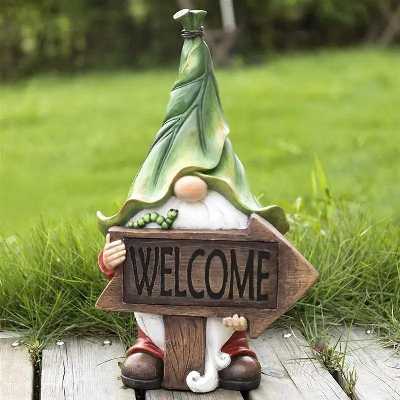 

1pc Solar Power Garden Decoration Swedish Gnome Garden Yard Lamp Landscape Light Home Decor Ornament