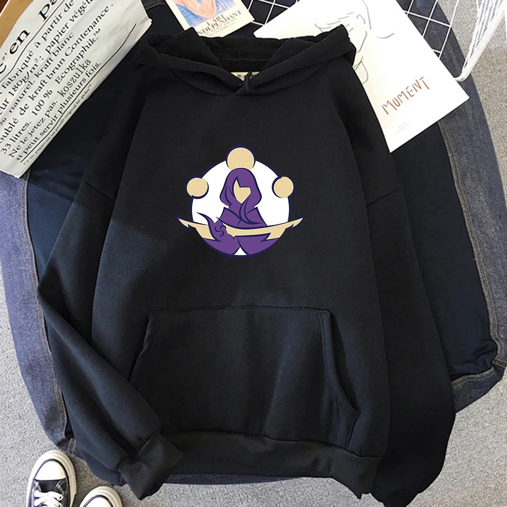 

Funny Anime Raiden Shogun Genshin Impact Fashion Game Hoodies Harajuku Cartoon Winter Casual Long Sleeve Men Women Sweatshirt