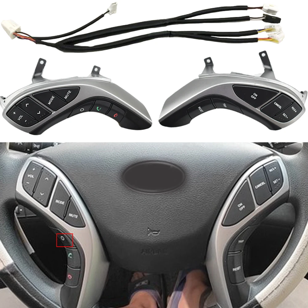 Многофункциональная кнопка на рулевое колесо для Hyundai Elantra 2012-2015 I30 Кнопка