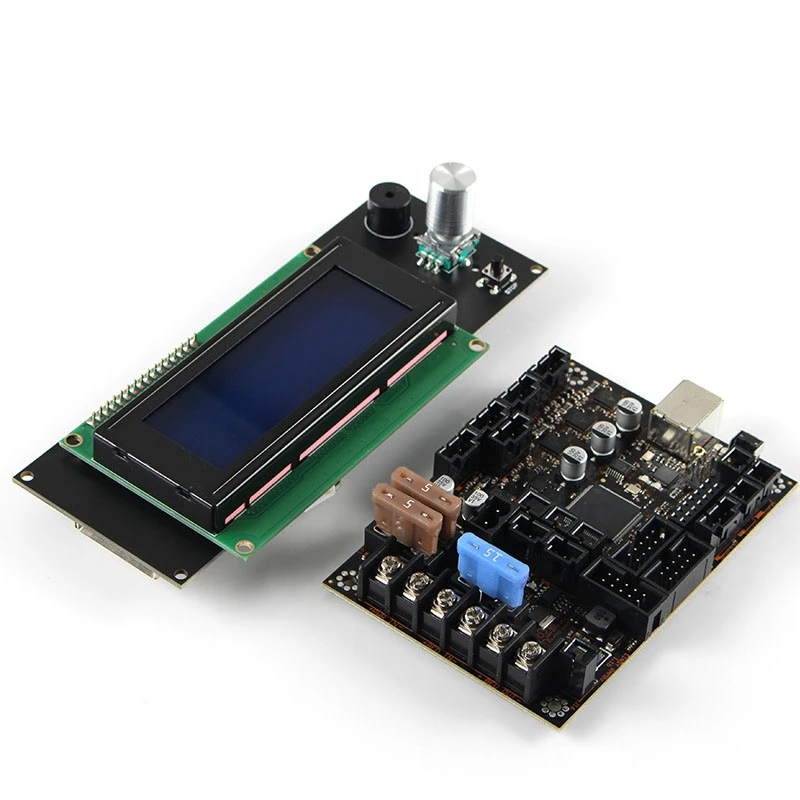 3D Printer Motherboard Kit for Reprap Prusa I3 MK3 Einsy Rambo 1.1B Board with TMC2130 SPI Control + 2004Lcd