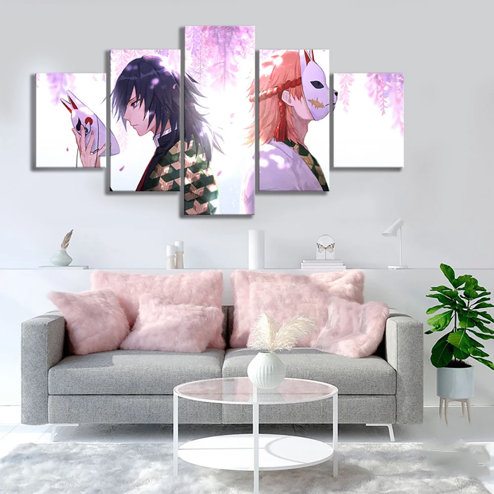 5 шт. Декоративные плакаты на холсте с изображением рассеянных демонов|Рисование