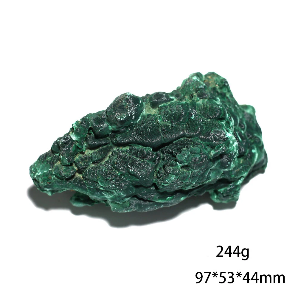 

244g B5-2b Natural Stone Malachite Mineral Crystal Specimen Home Decoration from Congo