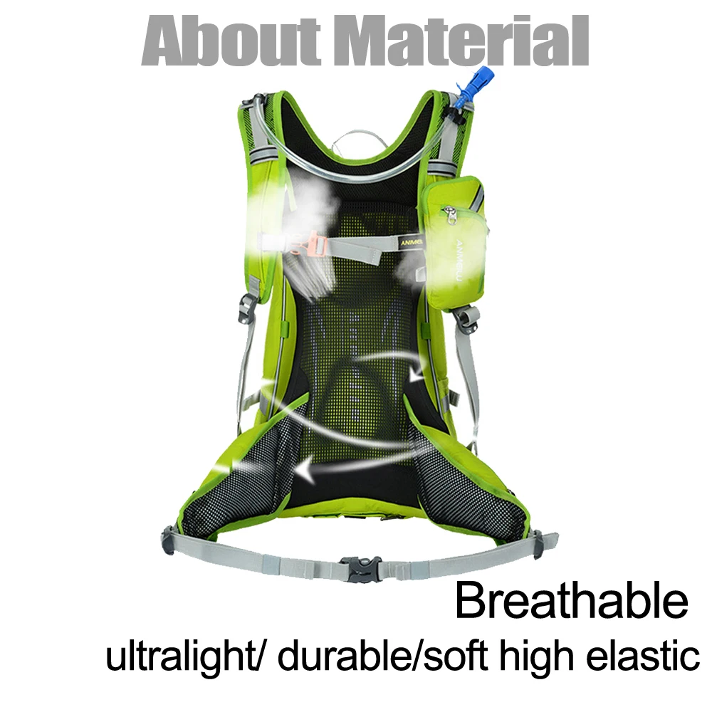 Водонепроницаемый рюкзак 20 л для бега гидратационный горного велосипеда дышащий