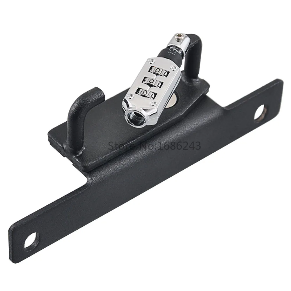 Замок для мотоциклетного шлема жесткий 3-значный строительный замок подвесной