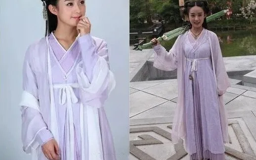 Летний китайский традиционный ханьфу 2020 Женский костюм династии Цин мужские