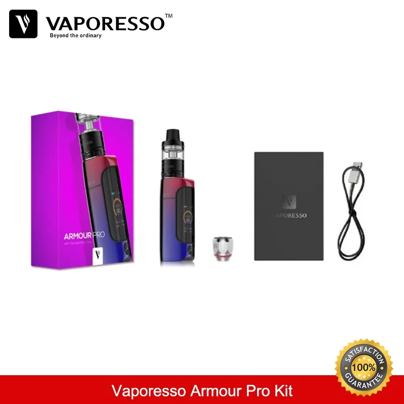 Оригинальный Vaporesso Armour Pro Kit 100 Вт TC Box Mod Vape 5 мл с каскадным детским резервуаром Vaper