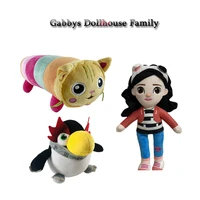 new gabby dollhouse set plush toys cartoon stuffed animals cat plushie dolls kids gabbys dollhouse toy