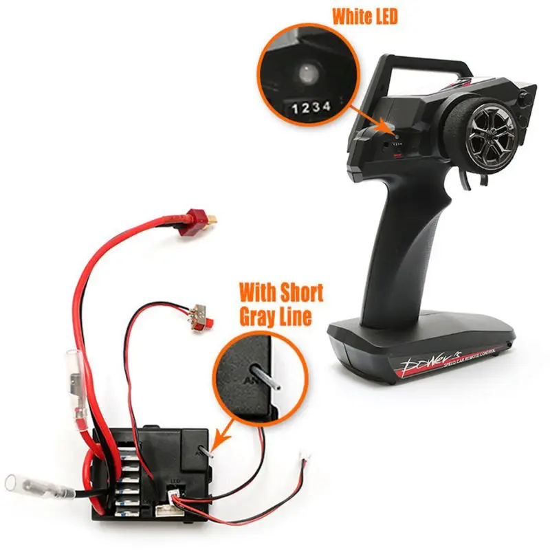 

New Version Receiving Board V2 2.4G Remote Controller 12428-0343 for WLtoys12428 12423 12427 RC Car P15C