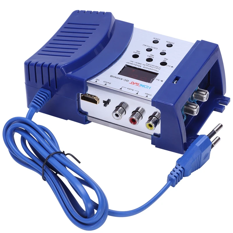 HDMI модулятор AV в RF конвертер VHF UHF PAL с CA ТВ Аудио режим подносителя для отеля