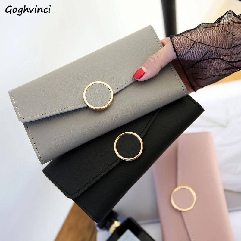 

Wallets Women Long Hasp Luxury Photo Cards Coin Purse Phone Foldable Female Holders Clutch Ladies Fashion All-match Ins Simple