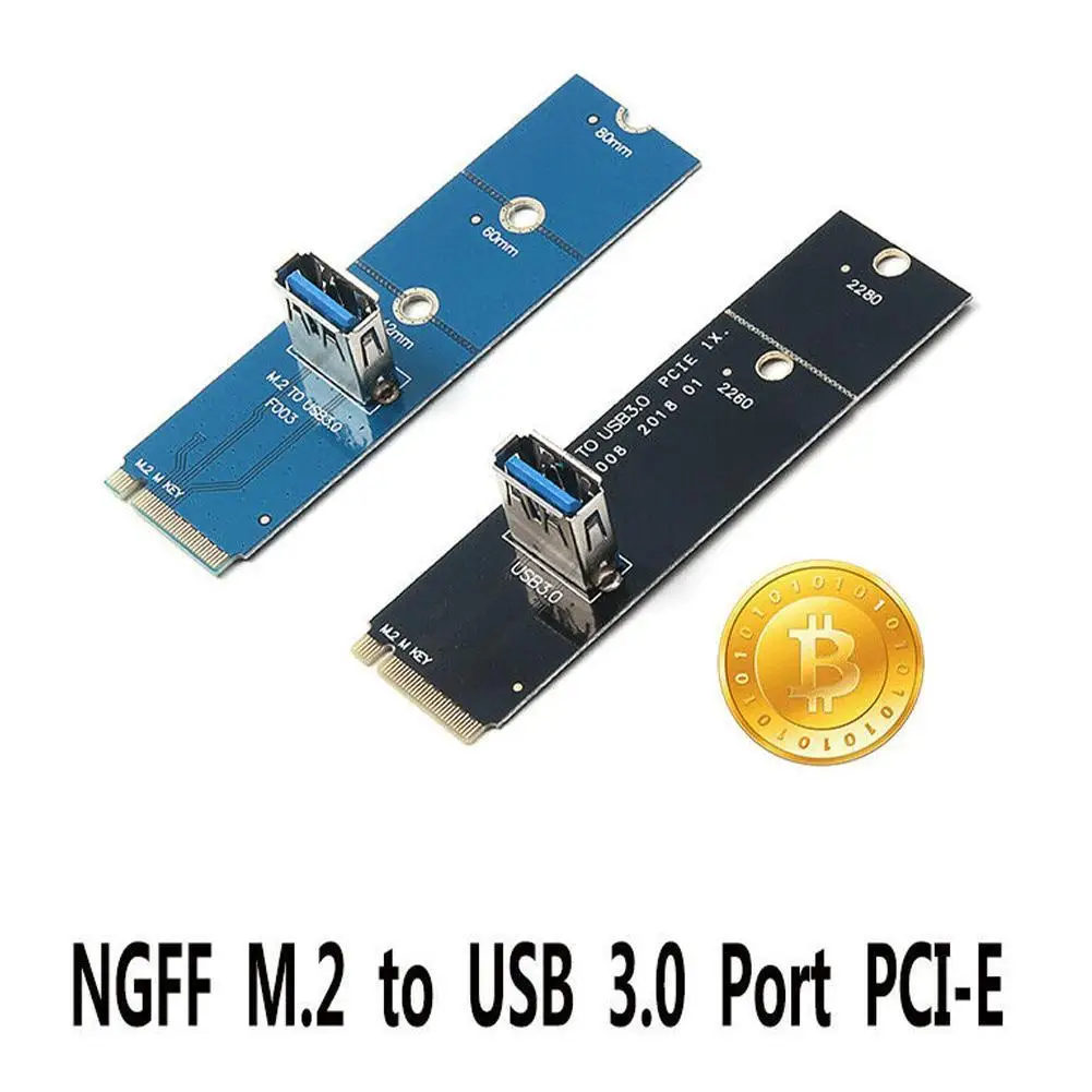 

M.2 To USB 3.0 Transfer Card Adapter Converter Support PCI-E 1X/2X/4X/8X/16X