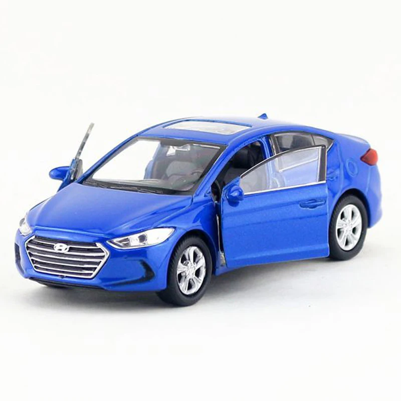 HOMMAT моделирования 1:36 Hyundai Elantra сплав литая модель игрушечного автомобиля
