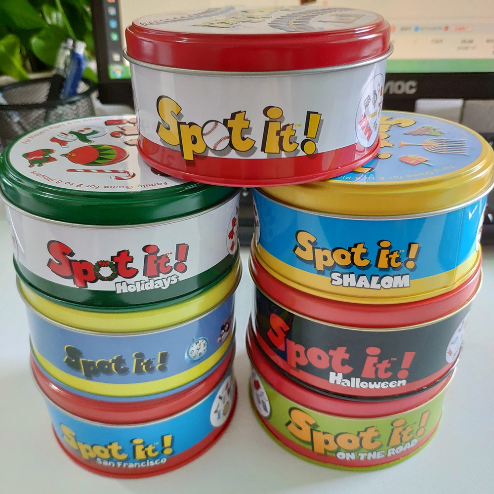 Spot It Dobble123 алфавитная карточка для животных детская обучающая игра кемпинга