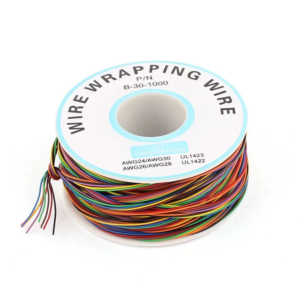 Медная проволока 30awg 0 25 мм разных цветов | Обустройство дома