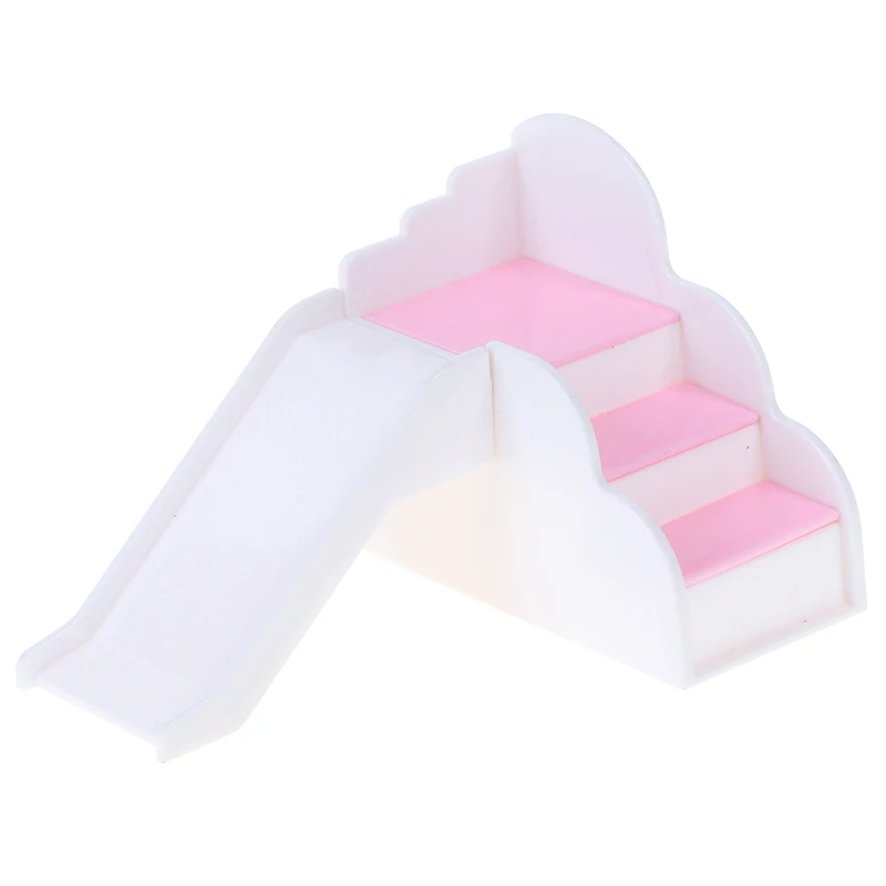 

2022 Slide Amusement Park For Doll Furniture Toys Kindergarten Slide Swing Play House DIY Toy Doll Accessories