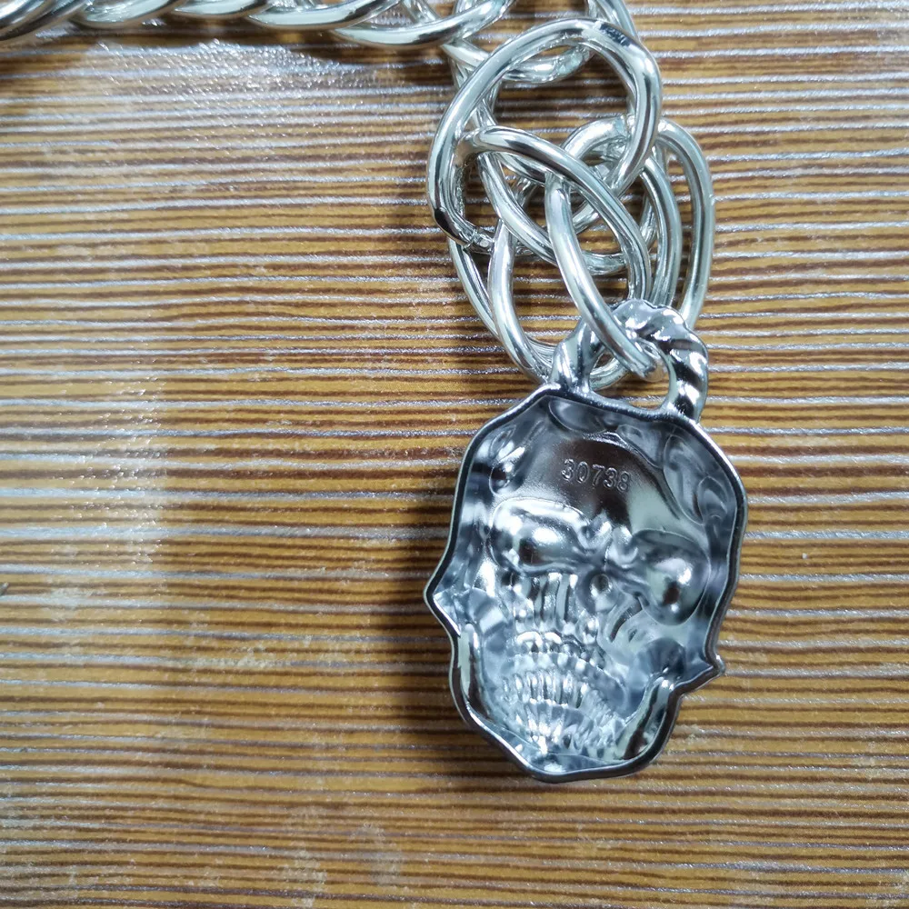 

Anime Game Danganronpa Komaeda Nagito Cosplay Waist Chain Belt Skull Props Jewelry Accessories