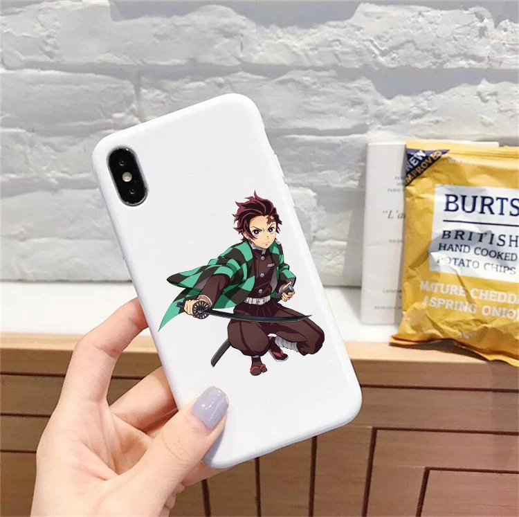 BHSR-24079 Камадо Nezuko Kimetsu без Yaiba демон убийца ТПУ, конфетный мягкий чехол для телефона для iphone 6/6s, 6 Plus/6s Plus, 7 Plus/8, XS XM X 11 pro - Цвет: BHSR-24079