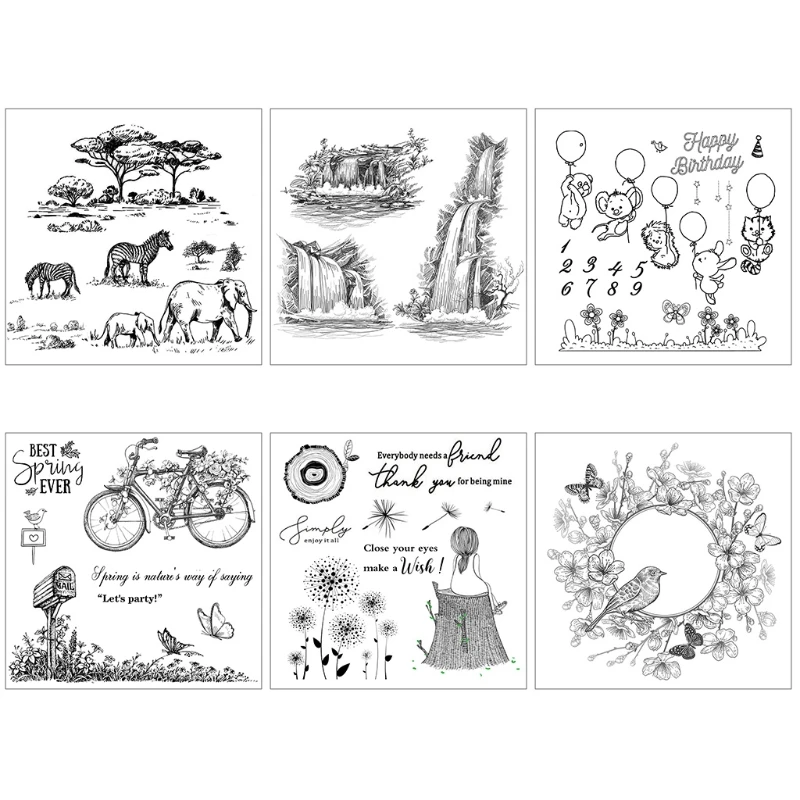 Сделайте желание Лучшие весенние гирлянда бабочка птица слон водопад DIY