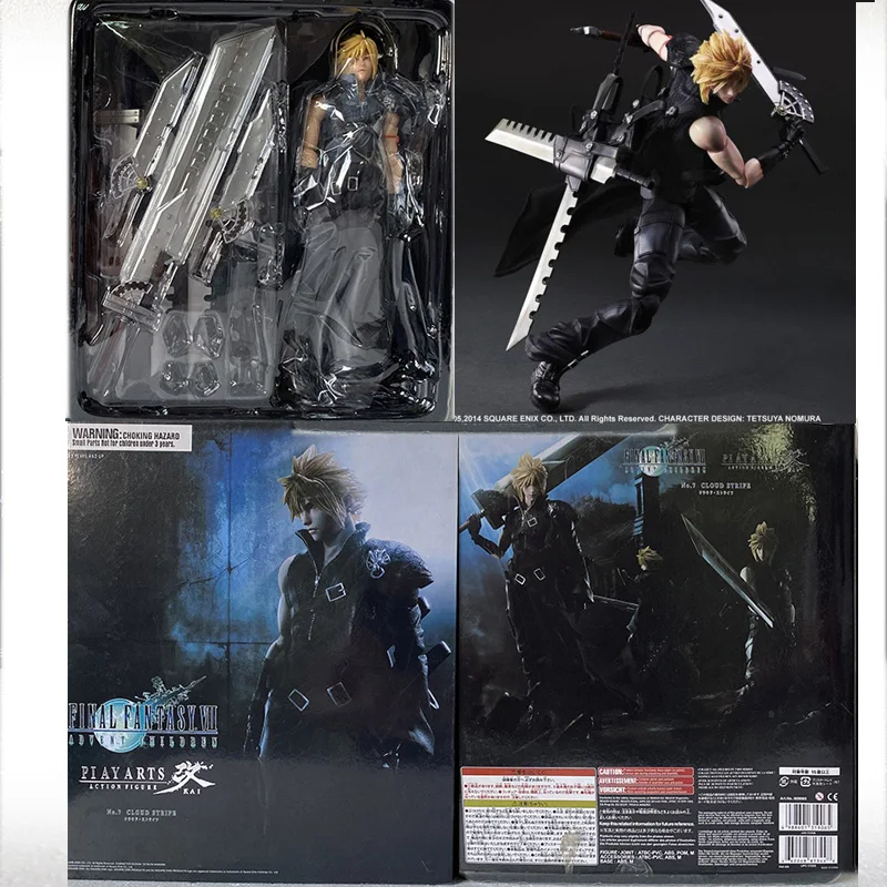 Фигурка облака сражение игра искусство Kai Cloud Strife меч Final Fantasy фигурка