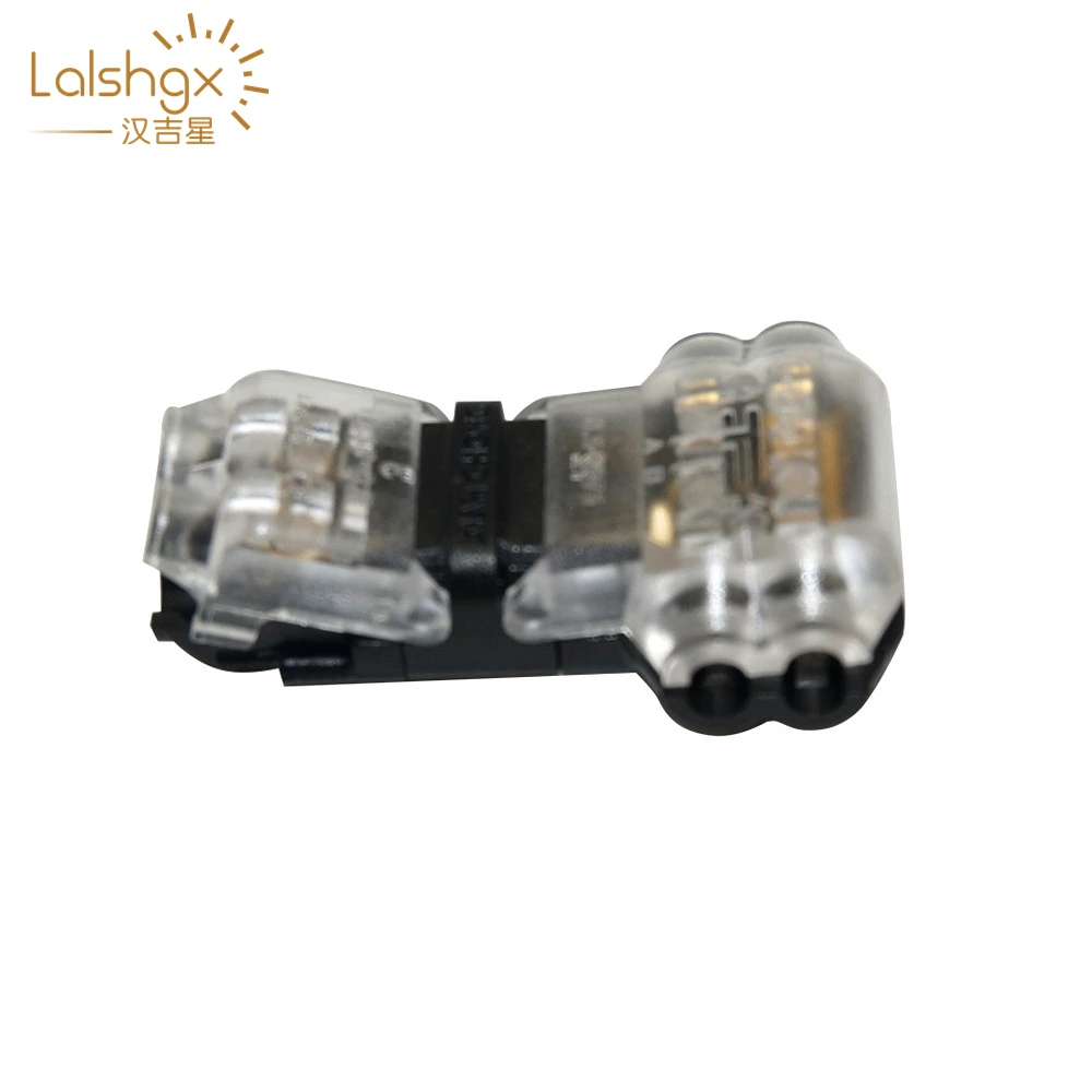 10 шт. быстроразъемные проводные соединители для светодиодных лент кабеля электрических клеммных блоков AWG22-18 1-2pin on.