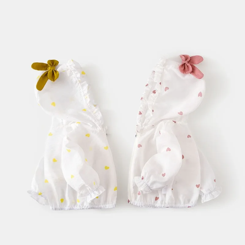 

Baby Sunscreen Clothing Anti Ultraviolet Summer New Girls Thin Skin Clothing Breathable Sunscreen Clothing Toddler Jacket