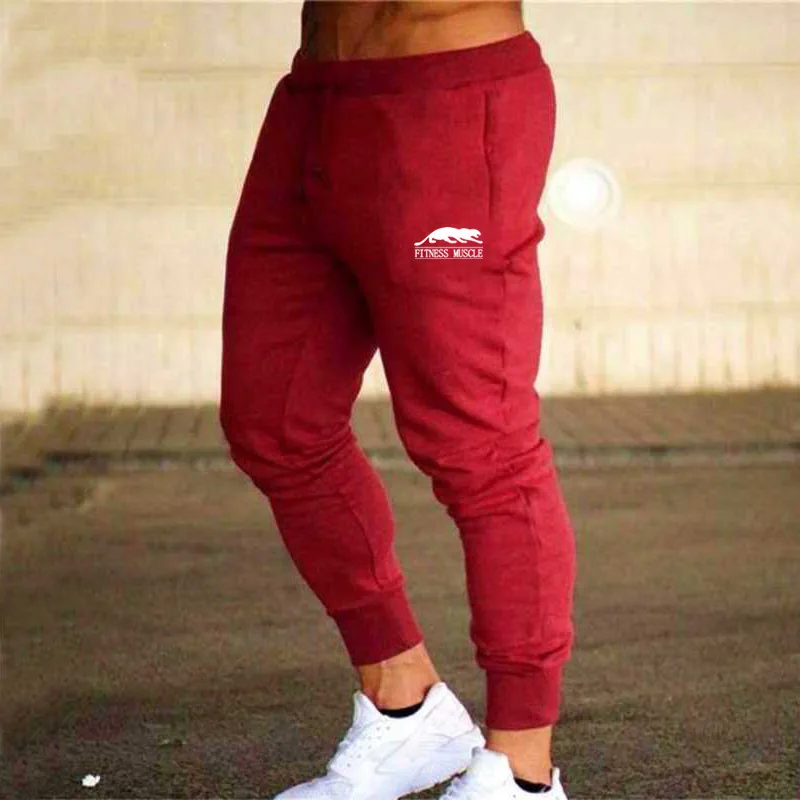 

Winter cotton Men's Pants Fitness Skinny Trousers Elastic Bodybuilding Pant Workout Track trousers Men Joggers Sweatpants