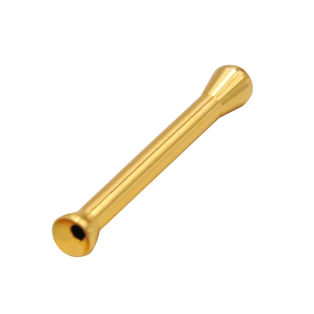 Алюминиевый 70 мм Snuff соломенный носовой дозатор Sniffer Snorter Rocket Tube Smoking Straw
