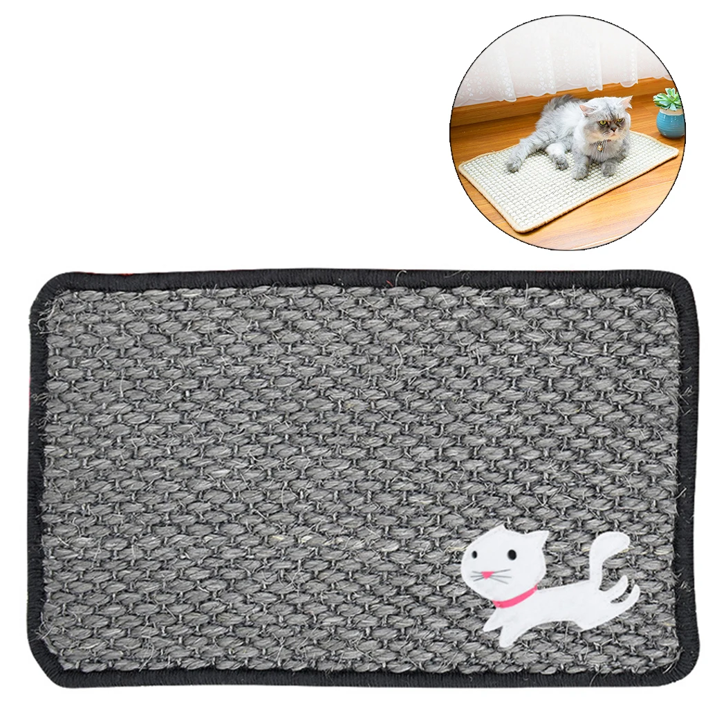

Cat Scratch Mat Cat Toy Big-size Sisal Furniture Protection Pet Scratcher Pad Bed Mat Toy Claw Care