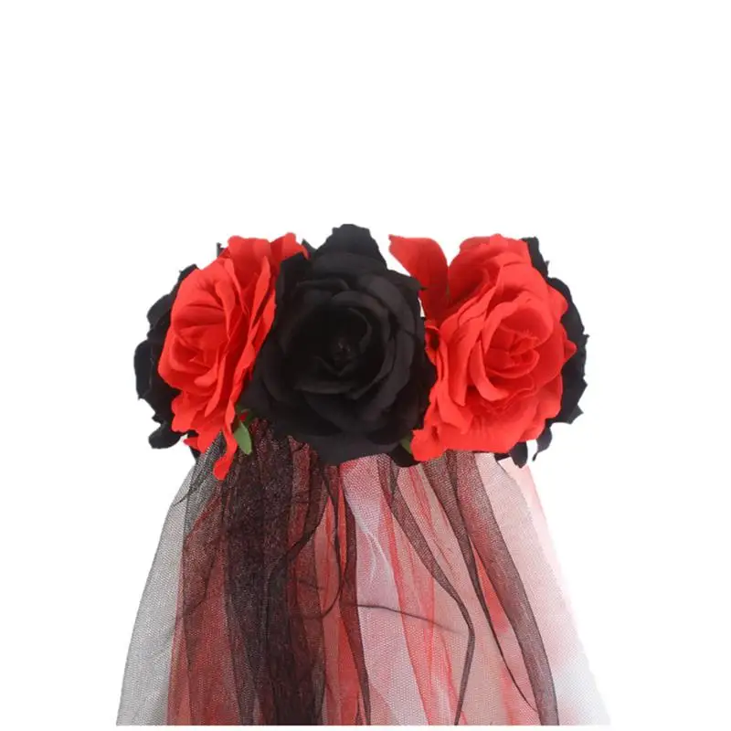 Фата На Хэллоуин свадебная повязка на голову головной убор для фестиваля