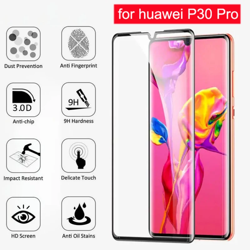Чехол для huawei p30 pro чехол из закаленного стекла huawey p30pro p 30 plus Защитная пленка