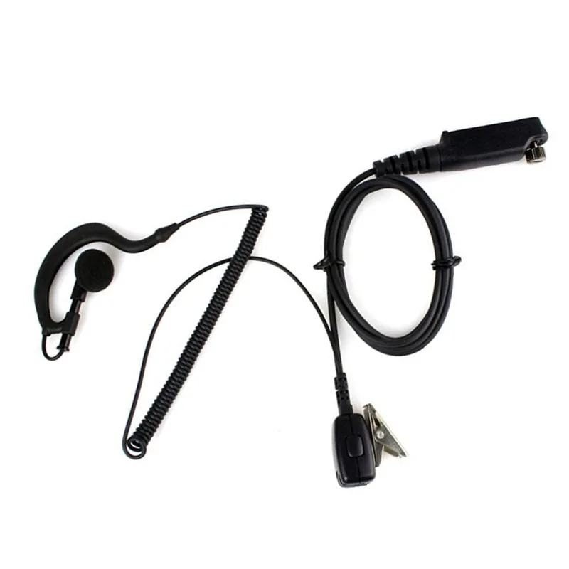 Hot 3C-PTT MIC G Shape Earpiece Headset for Sepura STP8000 Walkie Talkie Ham Radio Hf Transceiver Handy C1035A