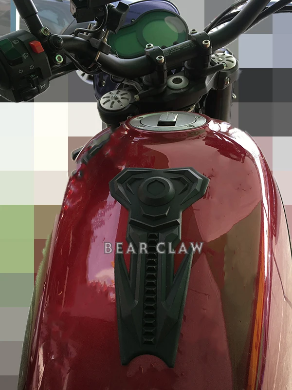 Универсальная защитная наклейка рыбья кость для мотоцикла бензобака топливного