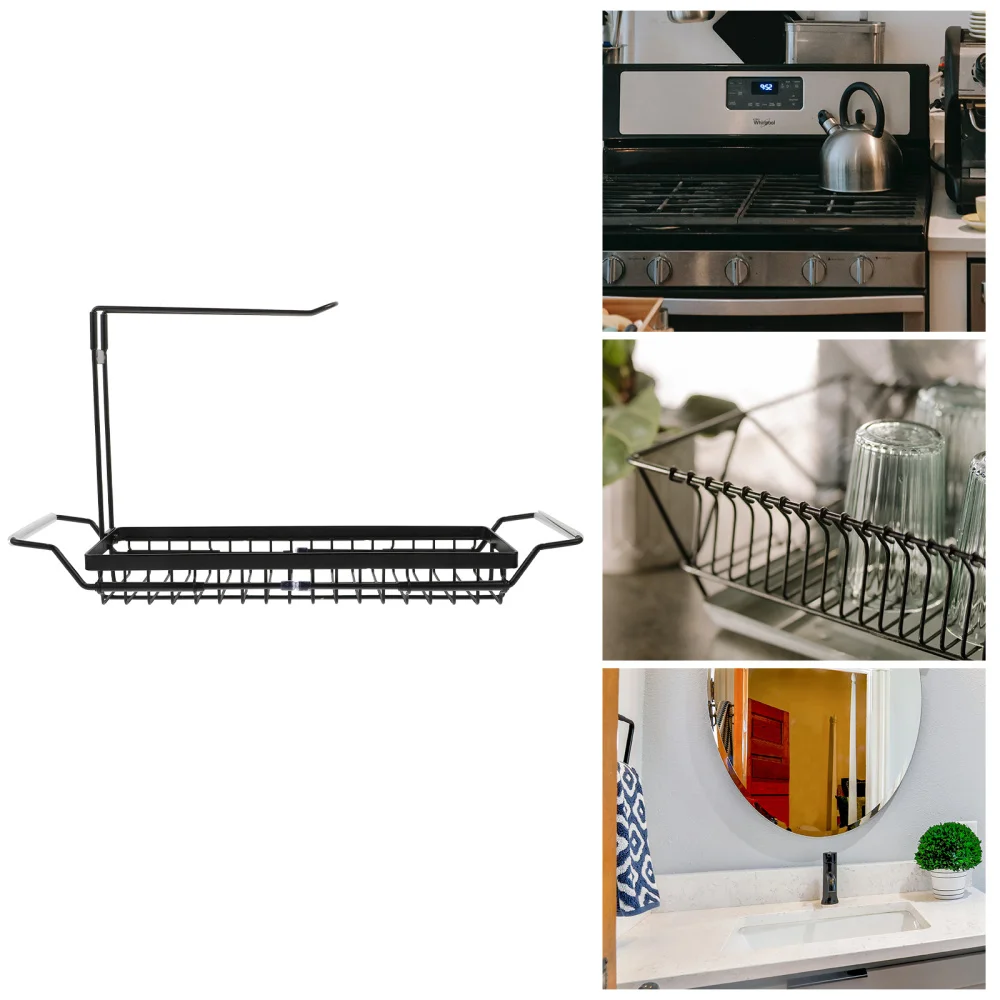 

1pc Stable Sink Drain Rack Telescopic Sink Storage Holder Sink Drain Shelf