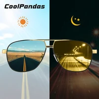 aluminum photochromic sunglasses men women chameleon polarized anti glare driving night vision sun glasses gafas de sol hombre