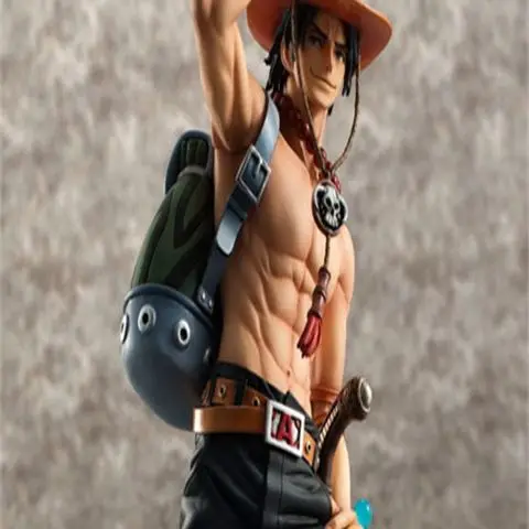 

Anime One Piece Cartoon Model Dolls Ace Doll Toys Actionable Figure For Children Cartoon Ornament Birthday Gifts Collectible Toy