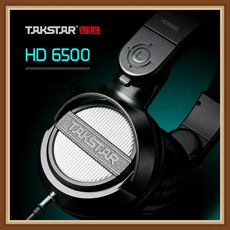 Складные стереонаушники Takstar HD6500 53 мм динамическая Hi Fi музыка монитор для DJ
