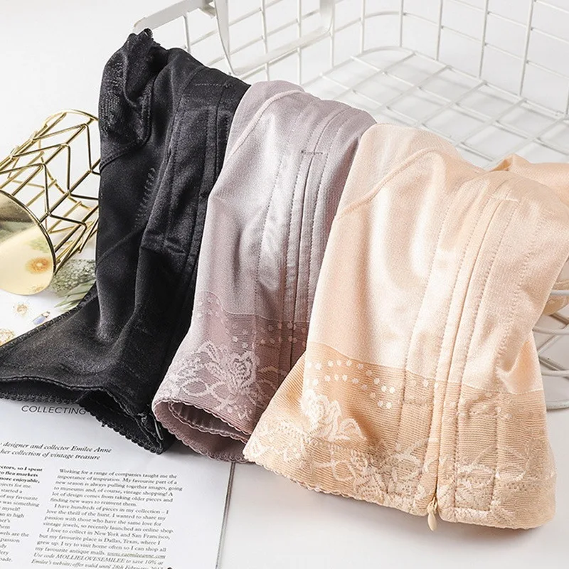 

Zipper Button Waist Trainer Women Cincher Body Shaper Shapewear Women Plus Size Corset Slimming Belt Tummy Girdle Belly Sheath