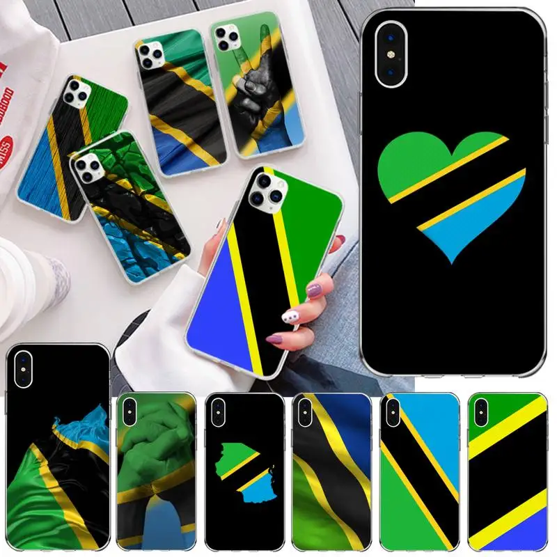 Чехол для телефона с национальным флагом Танзании iphone 12 pro max 11 XS MAX 8 7 6 6S Plus X 5S SE 2020