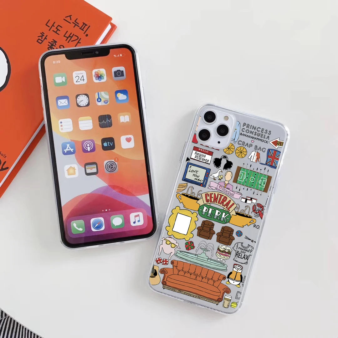 Прозрачный чехол для iPhone X XR XS Max 11 12 13 Mini Pro 7 8 Plus SE 2020 | Мобильные телефоны и