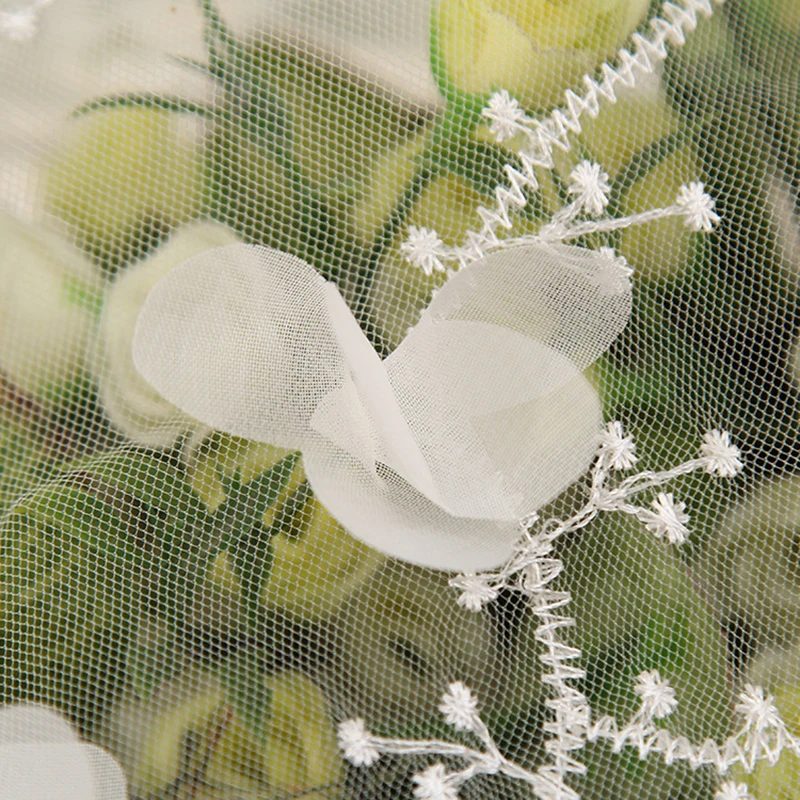 130X100CM вышитый цветок мягкая сетка тюль ткань для юбки пачки блузка одежда