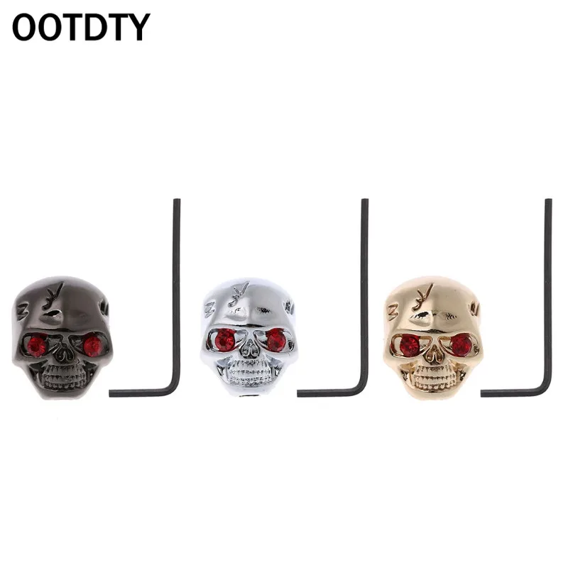 OOTDTY 3 цвета головка черепа регулятор громкости для стандартного тяжелого