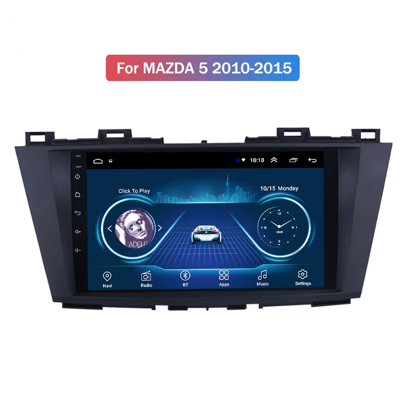 Горячая gps навигация для автомобиля Mazda 5 10 15 реверсивное Видео Все в одном