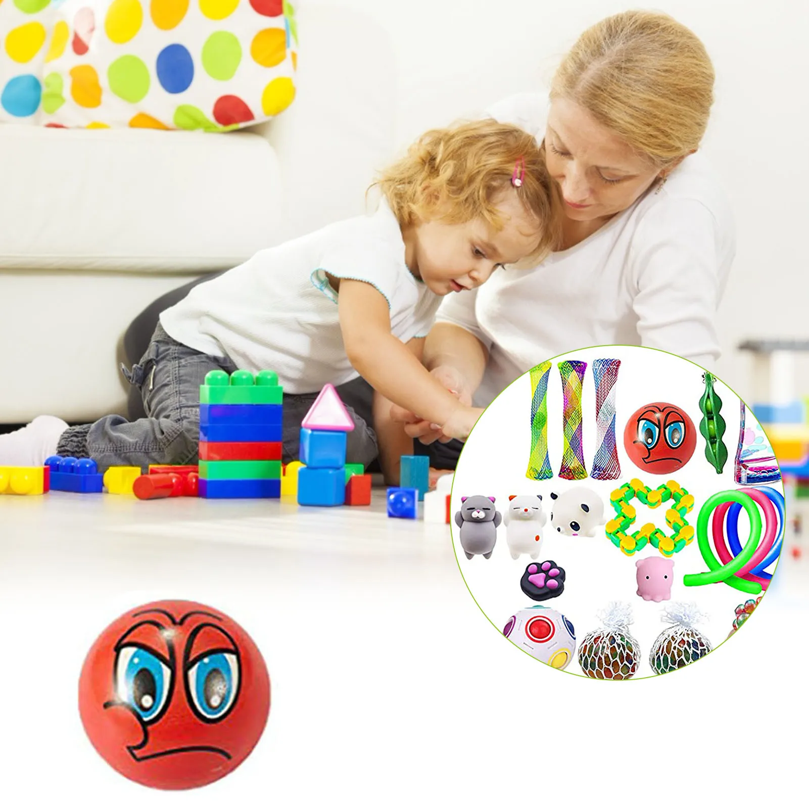 

Sensory Fidget Toys Stress Relief Toys Autism Anxiety Relief Stress Pop Bubble Fidget Sensory Decompression Toy For Kids Adults